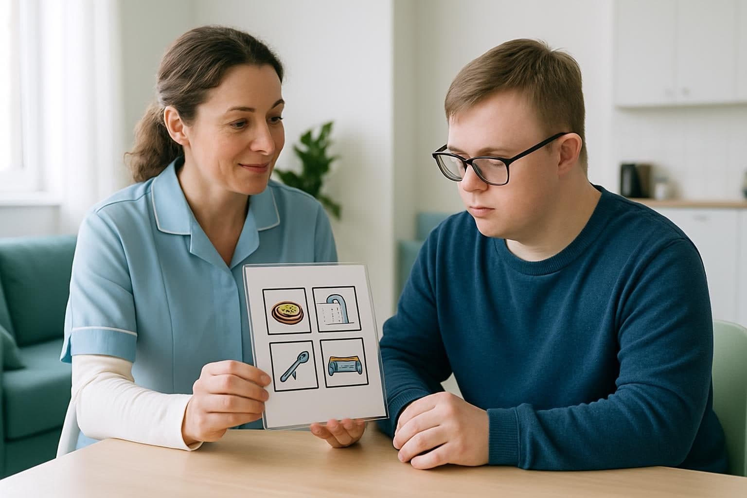 Example photo for the article: Supported living, in easy read