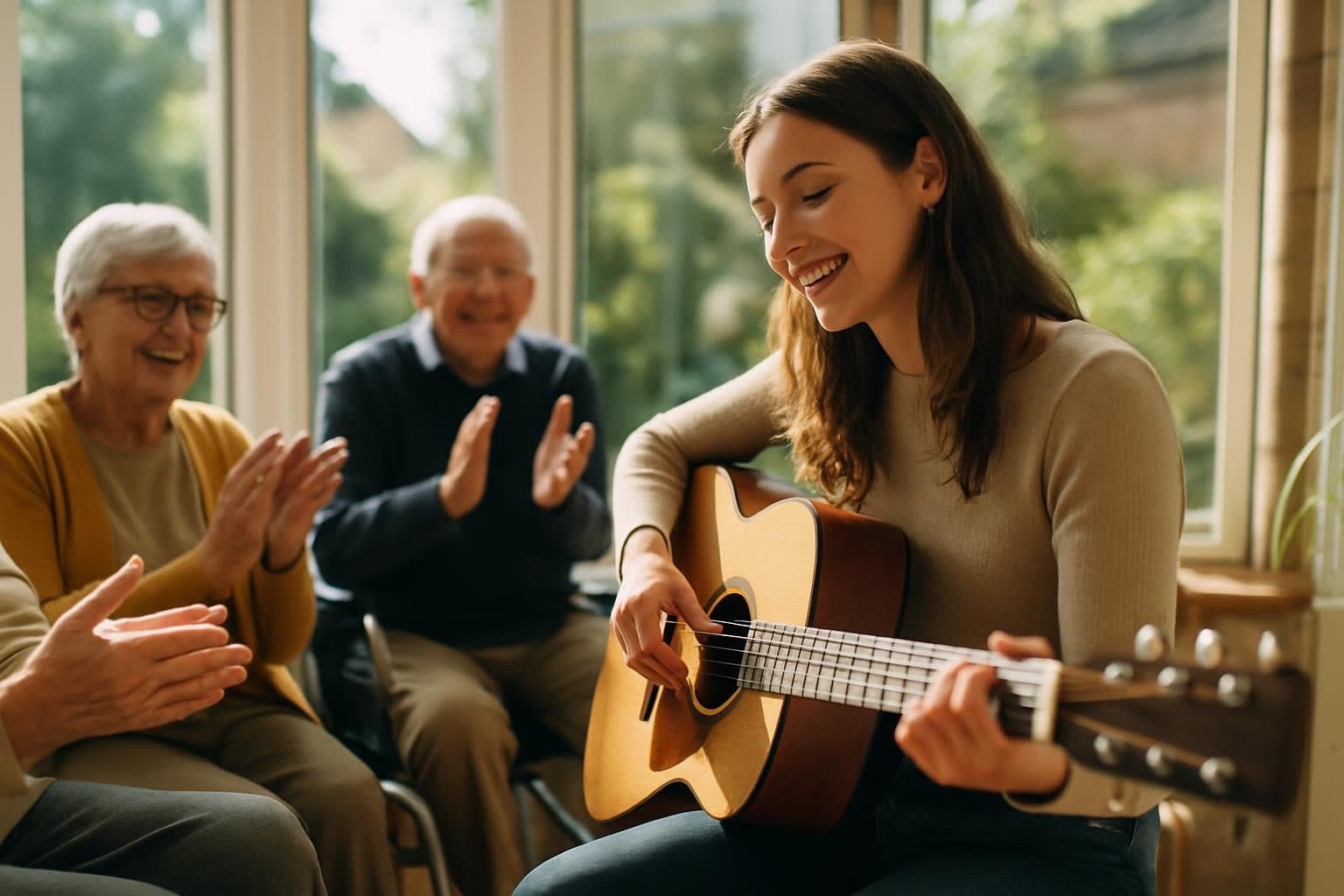 Example photo for the article: Music afternoons in the garden room
