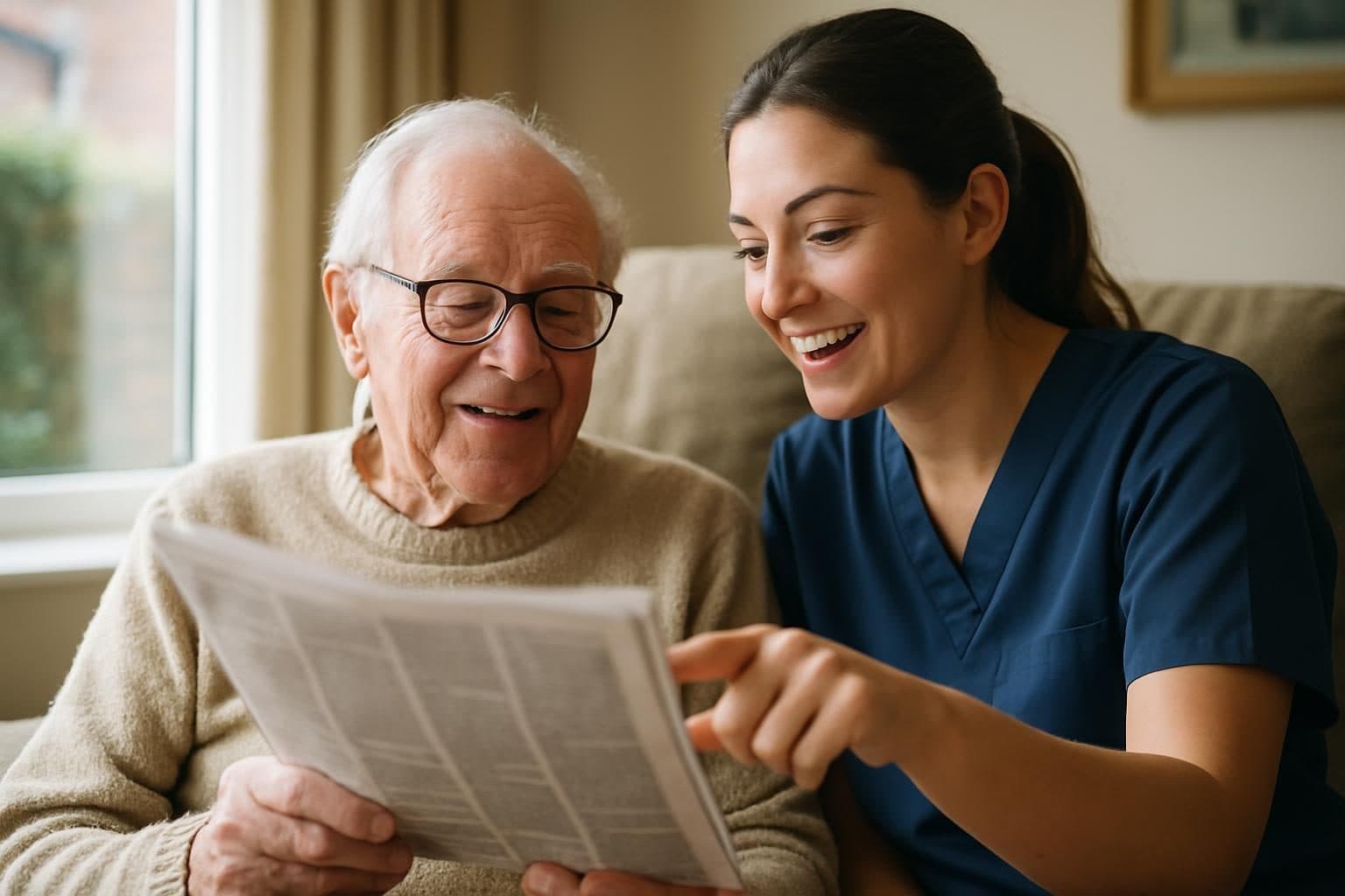 Example photo for the article: What a live-in carer does, day to day