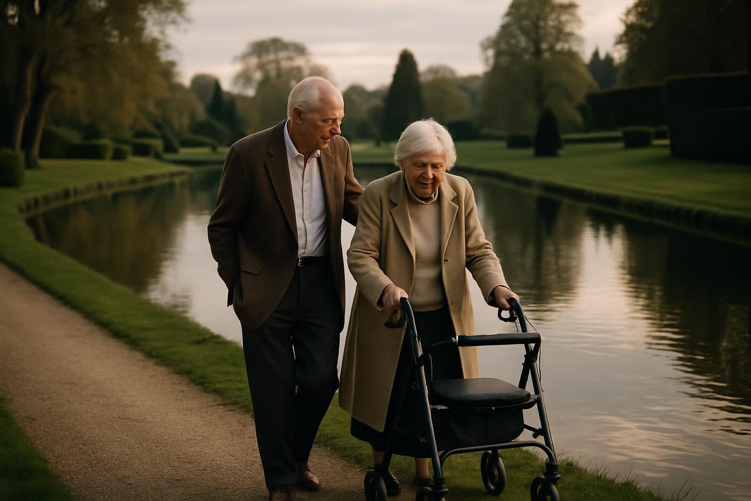 Example photo for the article: Summer on the lake walk