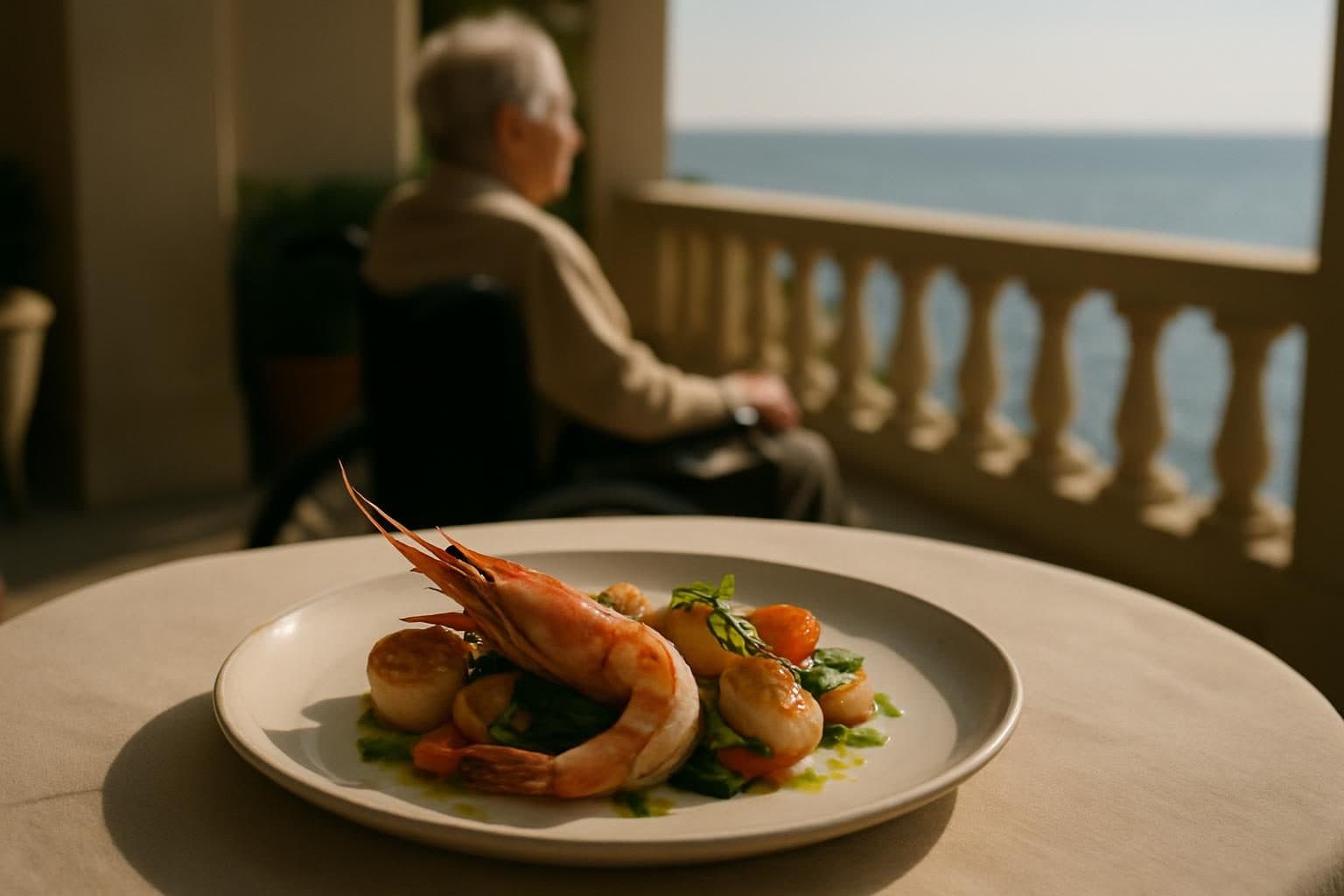 Example photo for the article: A summer menu from the harbour terrace