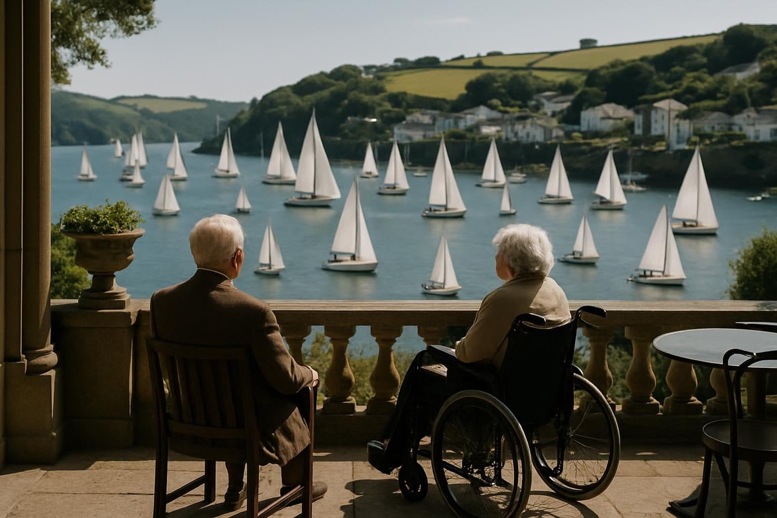 Example photo for the article: Regatta week from the terrace