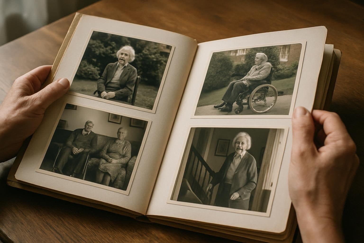 Example photo for the article: Making a life story book together