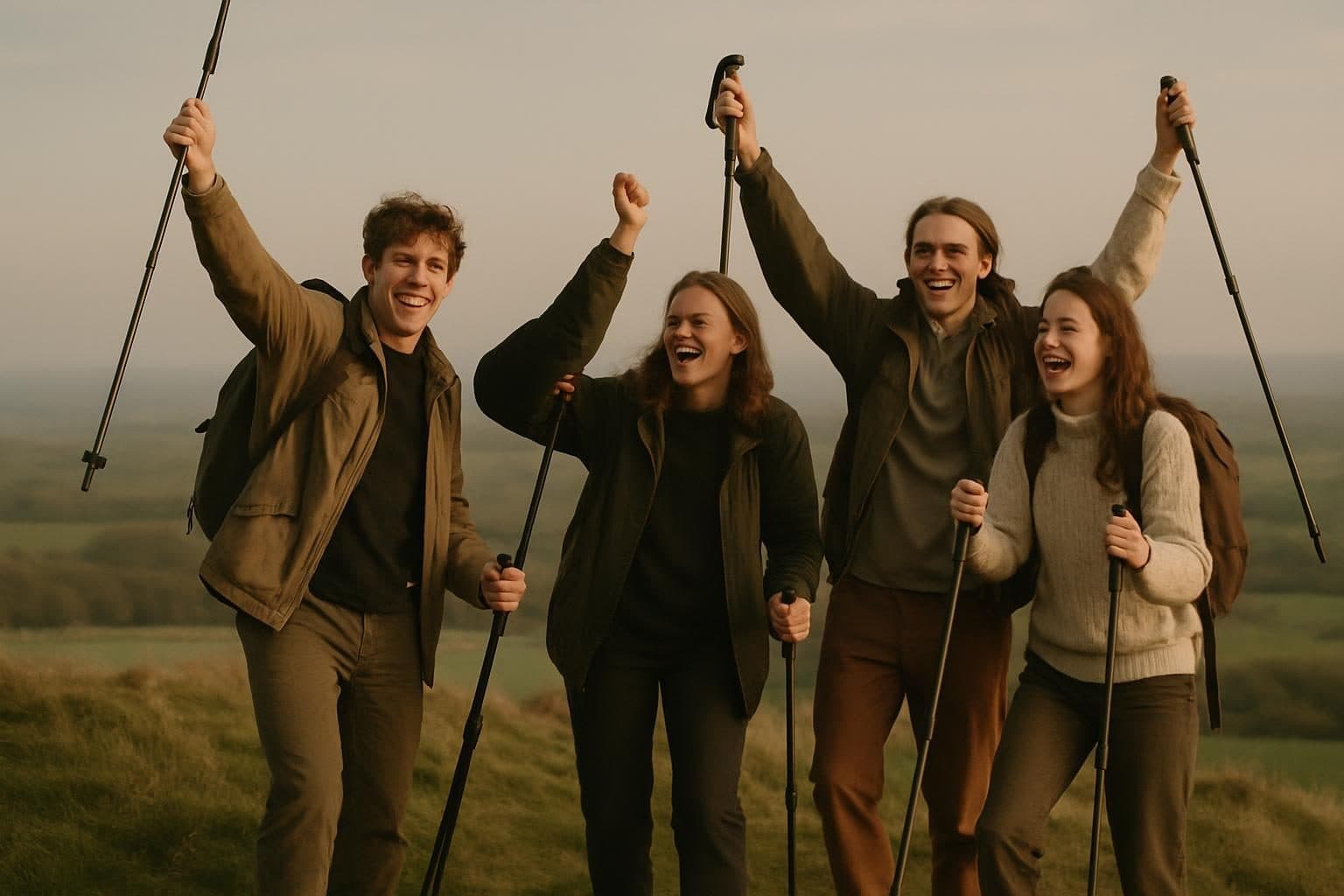 Example photo for the article: Callum’s walking group reaches the top