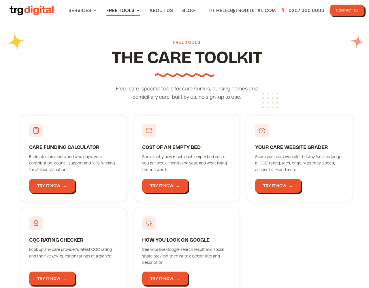 Our free care toolkit