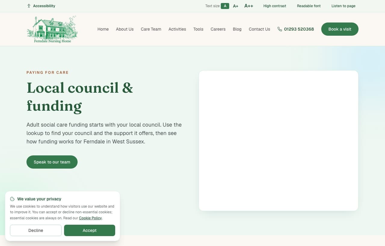Local council funding