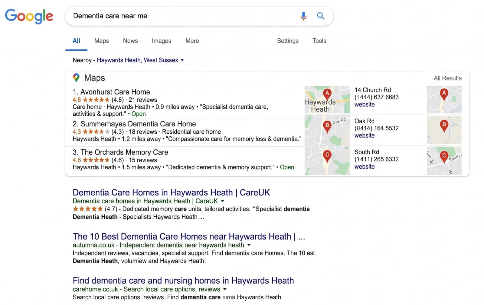 Why Local SEO Matters for Care Homes and Nursing Homes (And How It Helps You Attract More Private Residents)