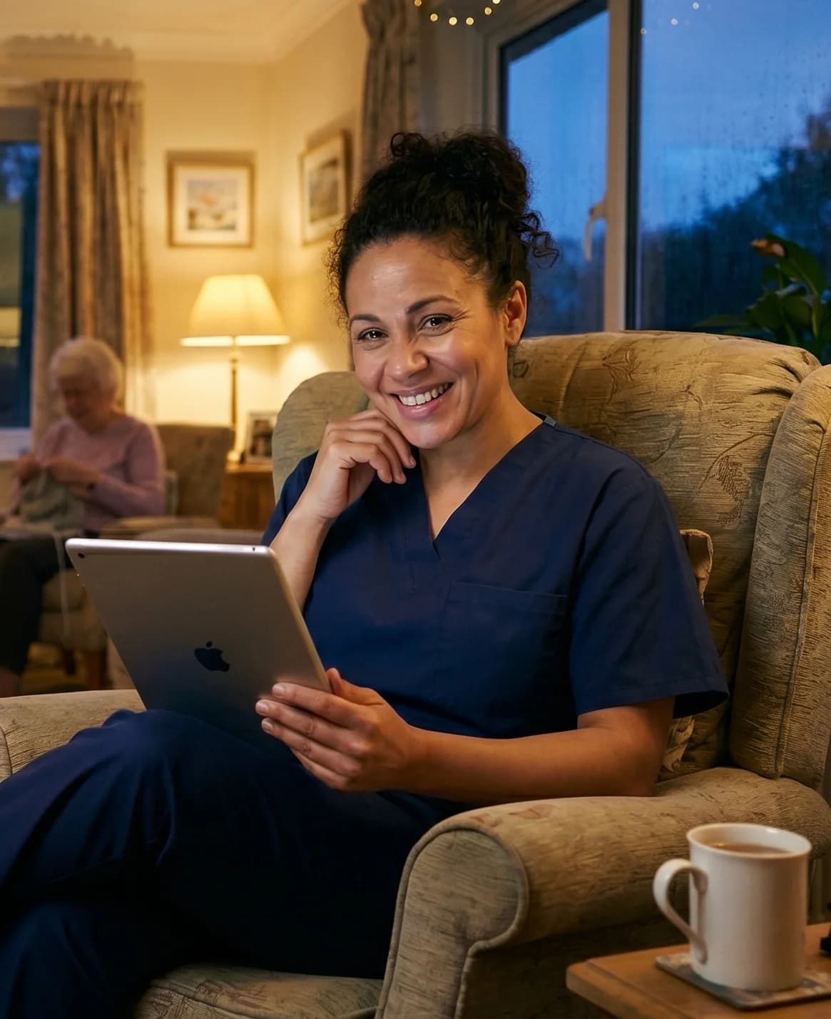A care home worker searching for a care home in haywards heath